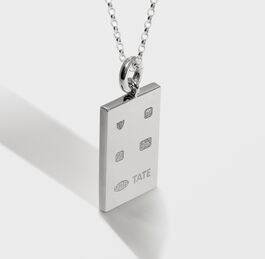 Tate silver pendant necklace