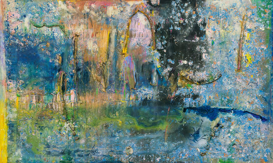 Frank Bowling: Towards Crab Island