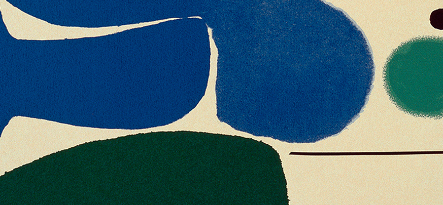 Featured Custom Prints / Featured Image: Victor Pasmore: Blue Movement and Green (1980)